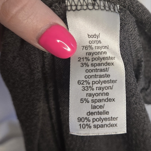 Maurices XL Cozy Chevron Lace Accent Pullover Sweater - Picture 6 of 7